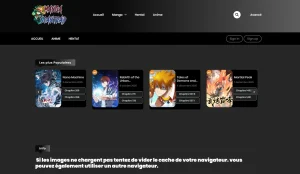 Page accueil Manga scantrad