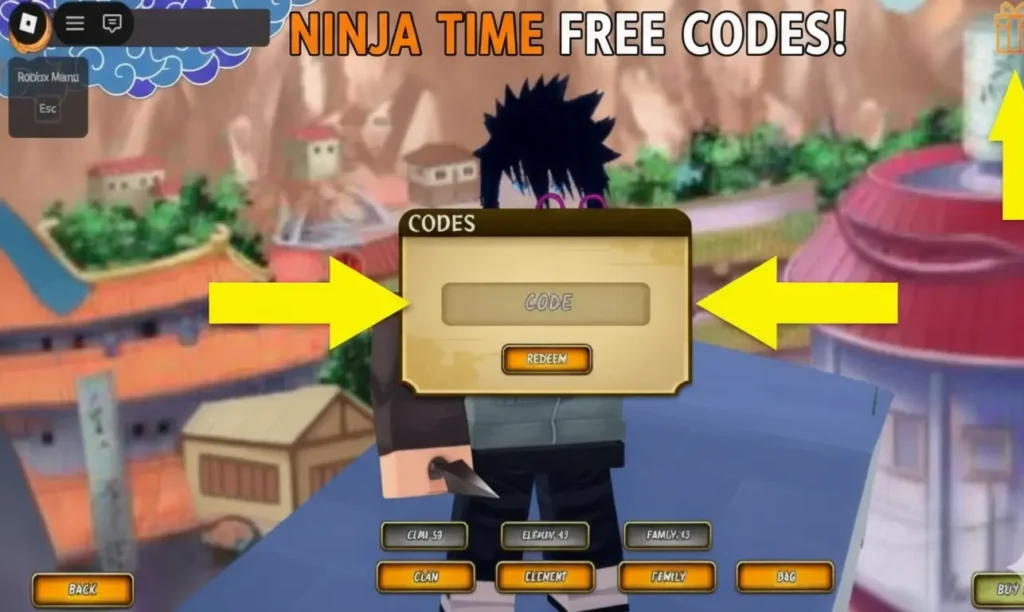 ninja time free code reedem