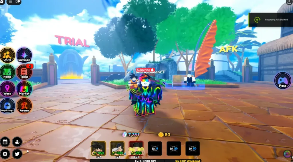 tower x defense ingame