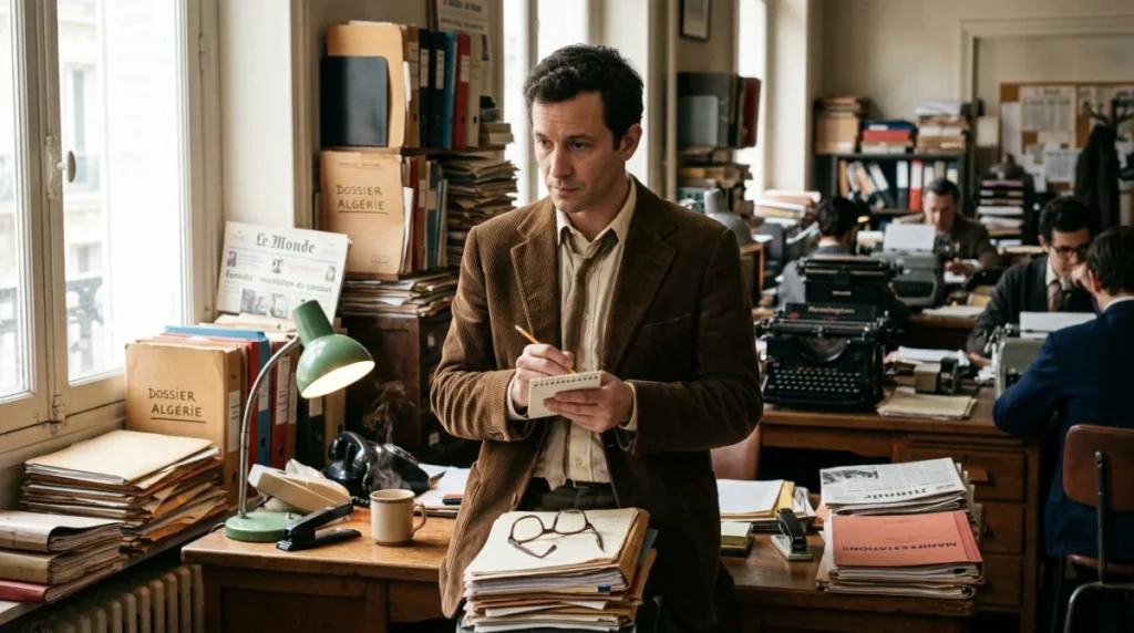 Les meilleurs film en z à connaître Journaliste d'investigation des années 60 travaillant dans un bureau vintage pour une enquête sur un film en z.